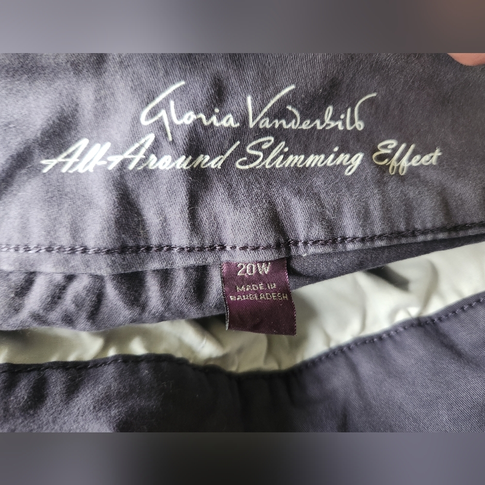 Gloria Vanderbilt Purple Womens Shorts Size 20W - Picture 3 of 4